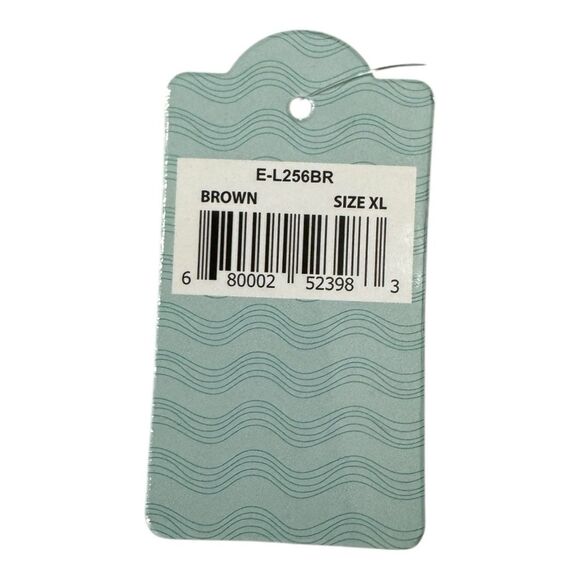 Edgewater Brown Leather Strap Flip Flop Size 11-12 (XL) - Picture 7 of 7